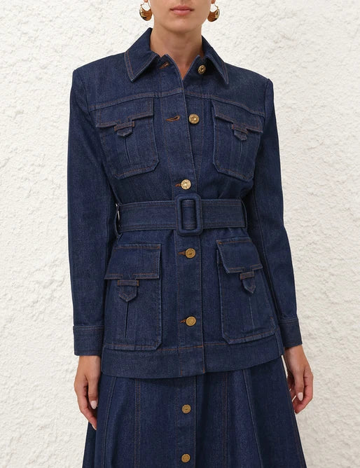 Denim Safari Jacket